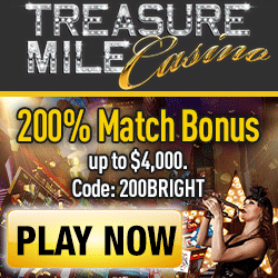 Treasure Mile Casino no deposit bonus