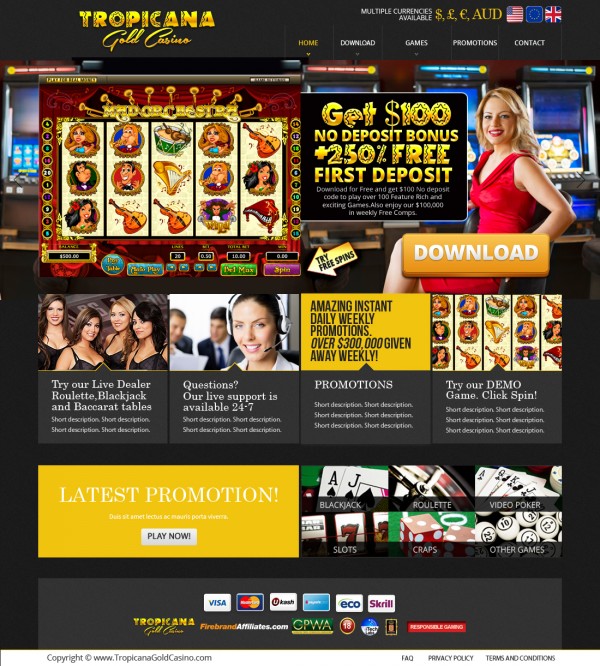 Tropicana Gold Casino Mobile