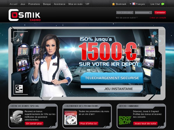 Cosmik Casino No Deposit Bonus Code