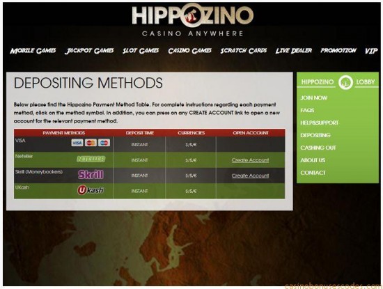 hippozino_casino_banking