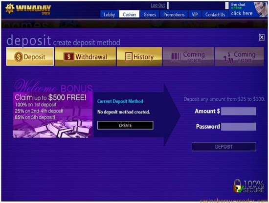 winaday_casino_banking