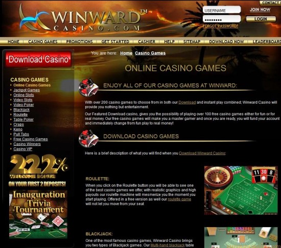 winward-casino-games