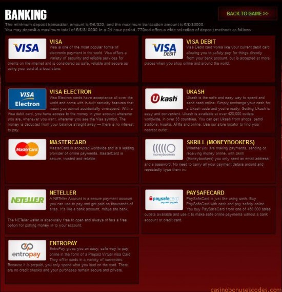 770red_casino_banking