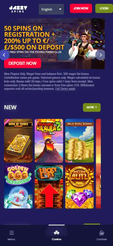 Jazzy Spins Casino