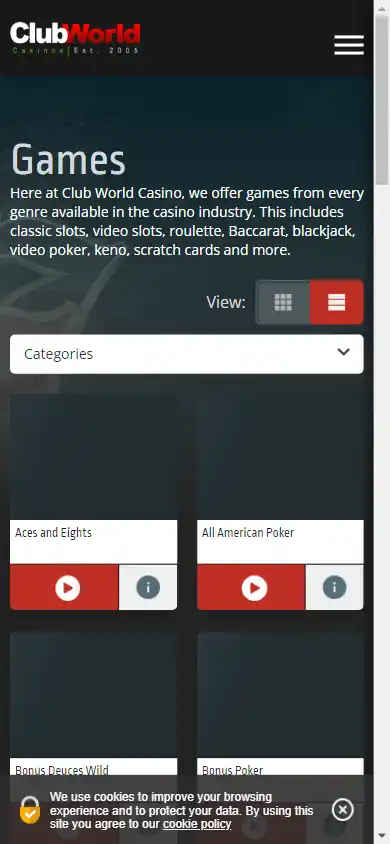 Club World Casino