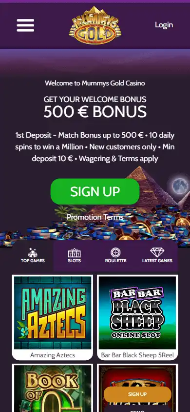 Mummys Gold Casino