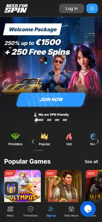Need for Spin Casino