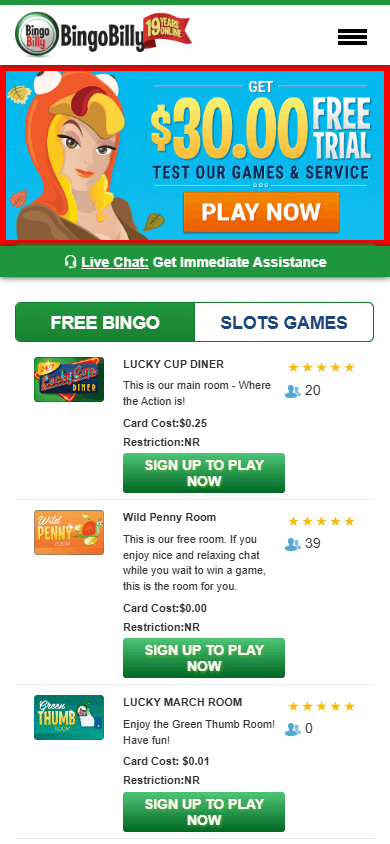 Bingo Billy Casino