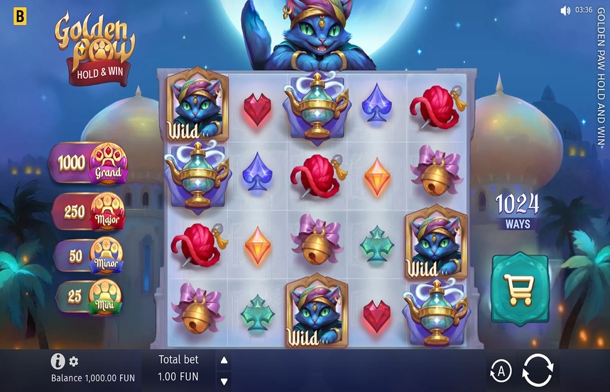 Golden Paw Hold and Win
