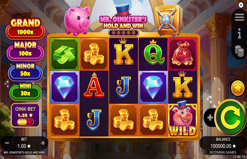 Mr Oinksters Hold and Win