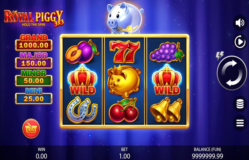 3×3 Royal Piggy Hold The Spin