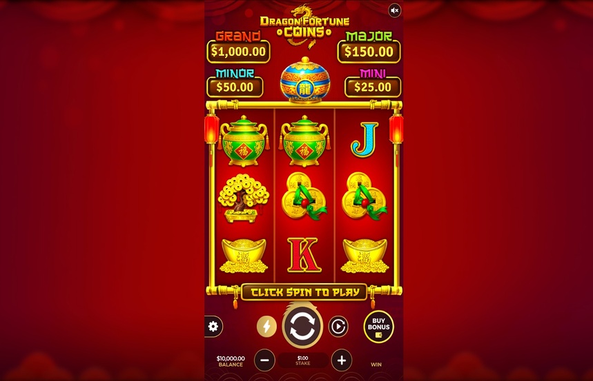 Dragon Fortune Coins Hold and Win