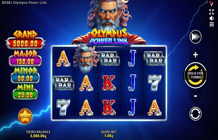 Olympus Power Link Running Wins
