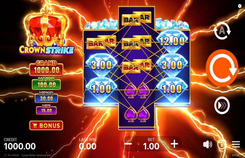 Crown Strike Hold and Win