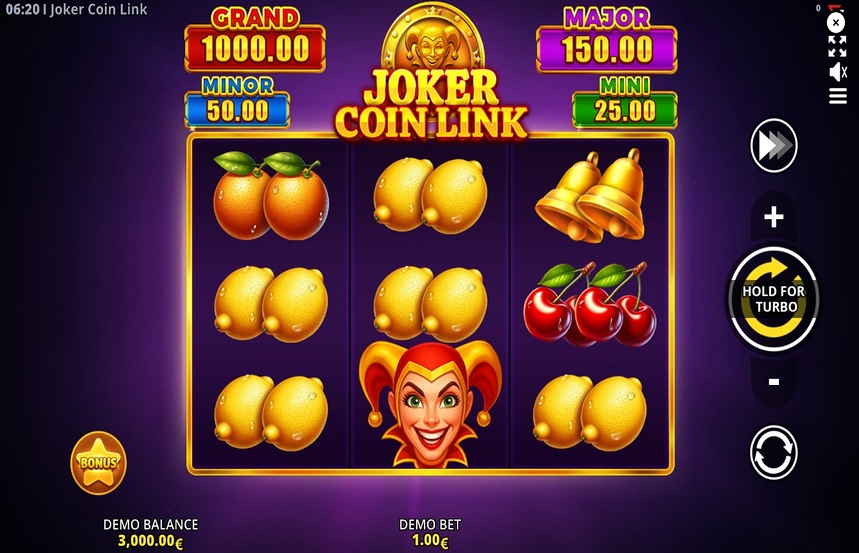 Joker Coin Link 3×3 Running Wins
