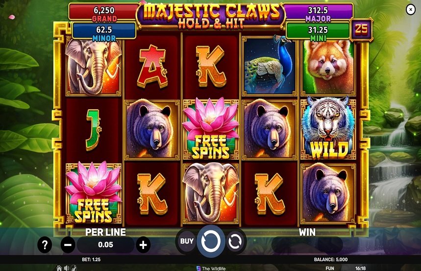 Majestic Claws Hold and Hit