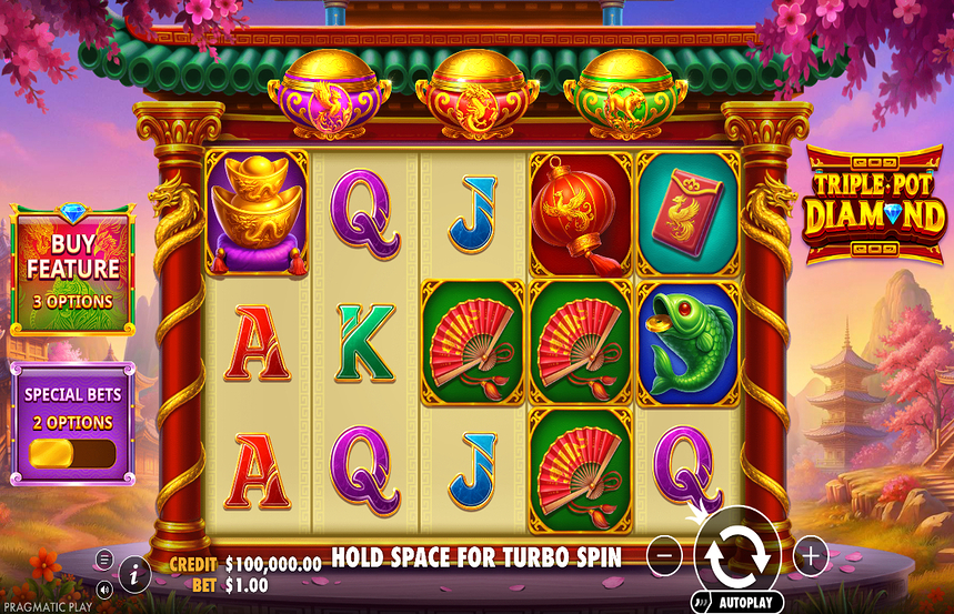 Triple Pot Diamond