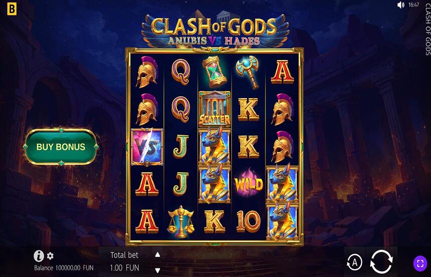 Clash of Gods Anubis vs Hades