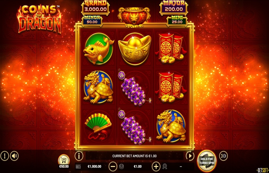 Coins of Dragon Hold and Win