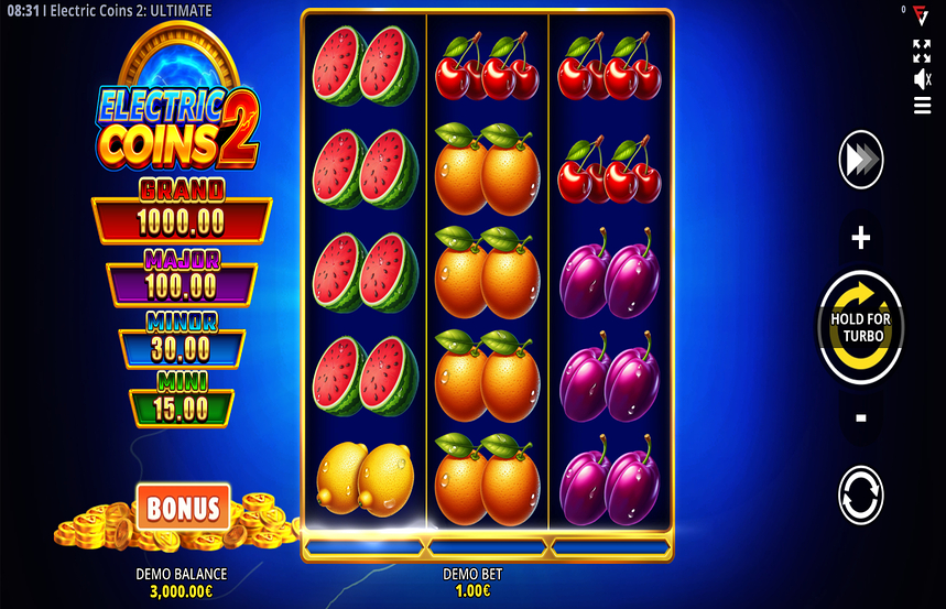 Electric Coins 2 Ultimate Running Wins
