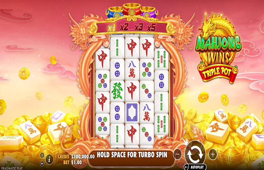 Mahjong Wins Triple Pot