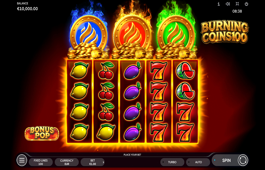 Burning Coins 100