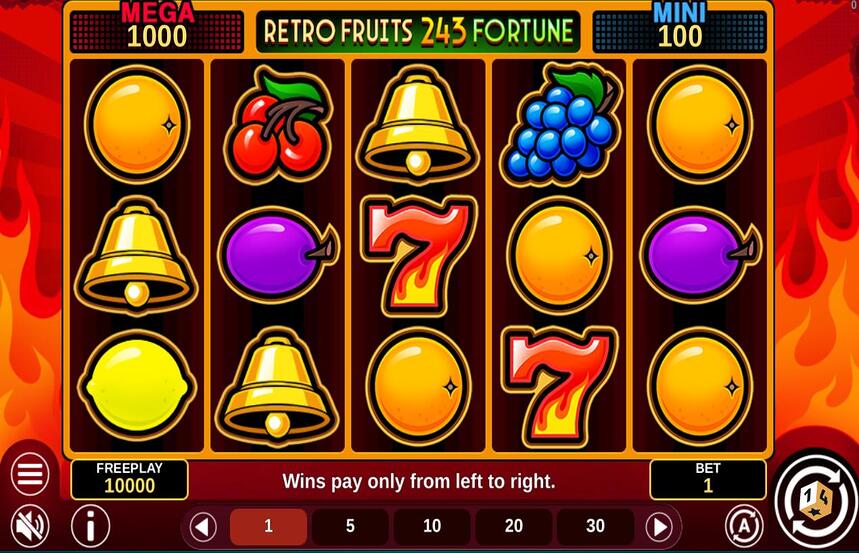 Retro Fruits 243 Fortune