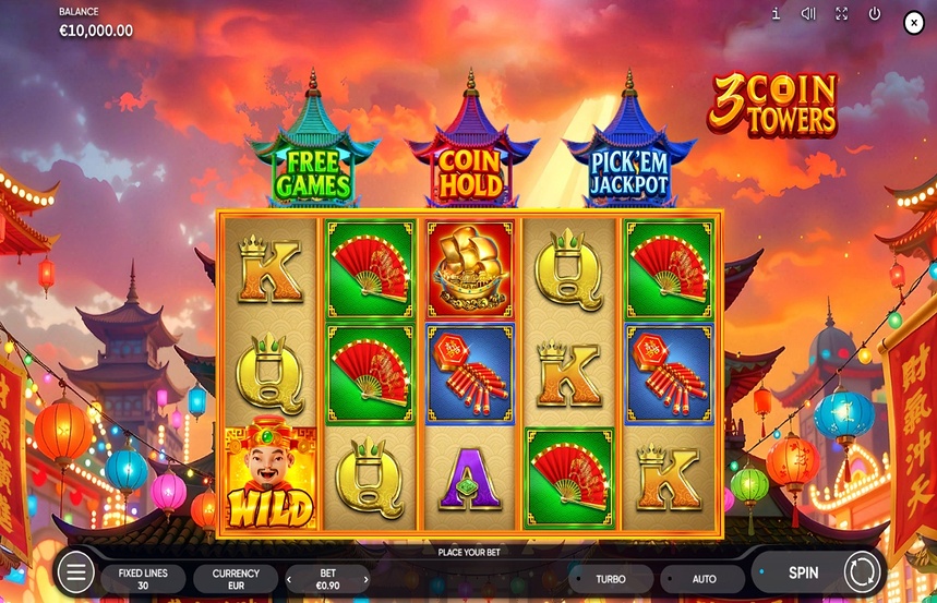 3 Coin Towers
