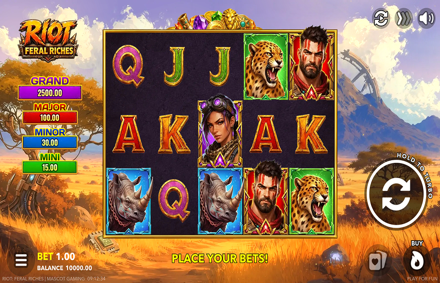 Riot Feral Riches Hold and Win