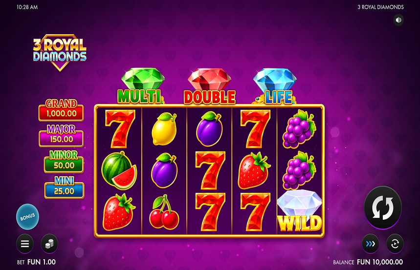 3 Royal Diamonds