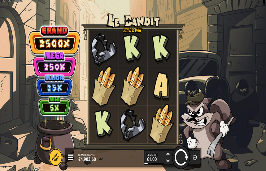 Le Bandit Hold and Win