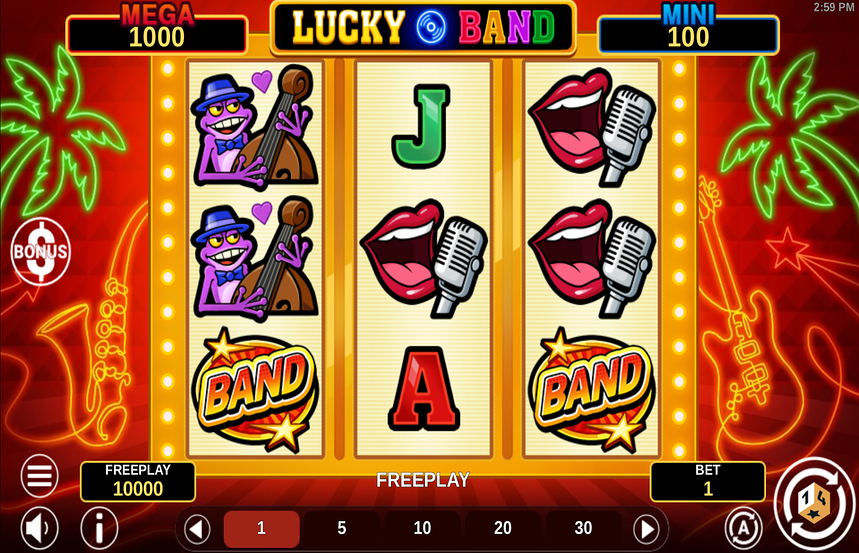Lucky Band Hold And Win