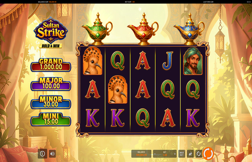 Sultan Strike Hold and Win