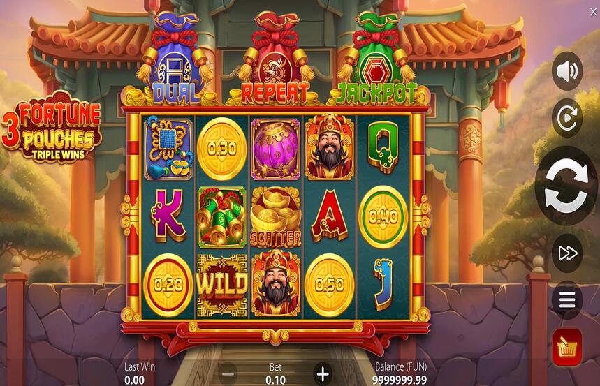 3 Fortune Pouches Triple Wins