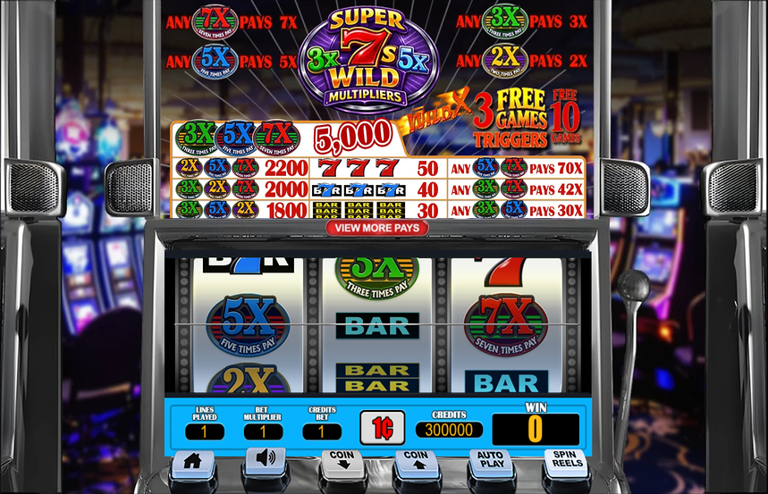 Super 7s Wild Multipliers