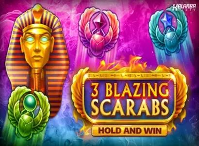 3 Blazing Scarabs Hold and Win