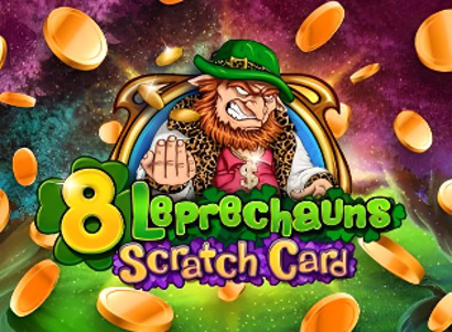 8 Leprechauns Scratch Cards