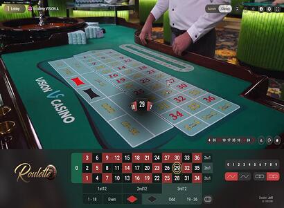 BetConstruct Roulette VISION A