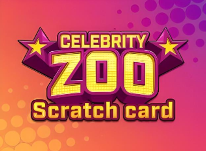 Celebrity Zoo Scratch Card