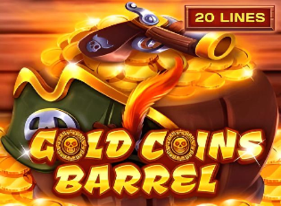 Gold Coins Barrel