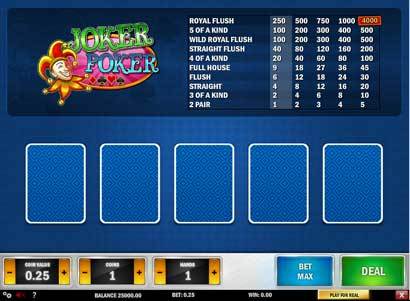 Play n GO Joker Poker Multi Hands