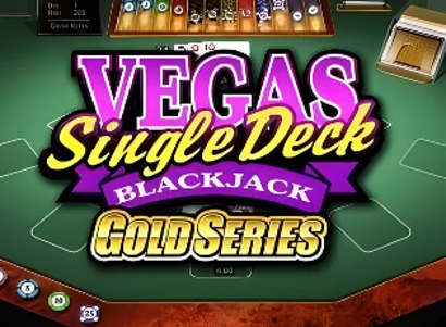 Vegas Single Deck Blackjack Gold