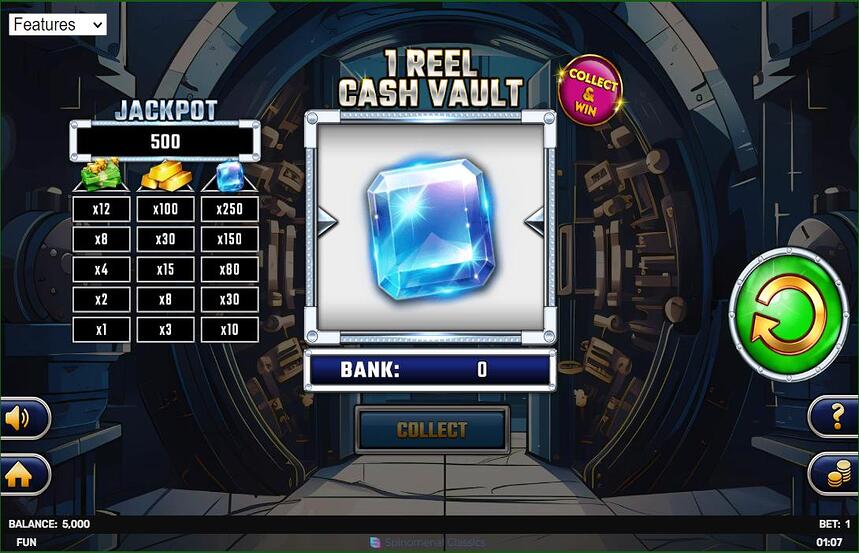 1 Reel Cash Vault