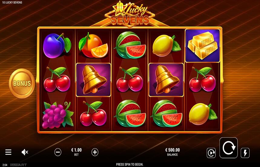 10 Lucky Sevens