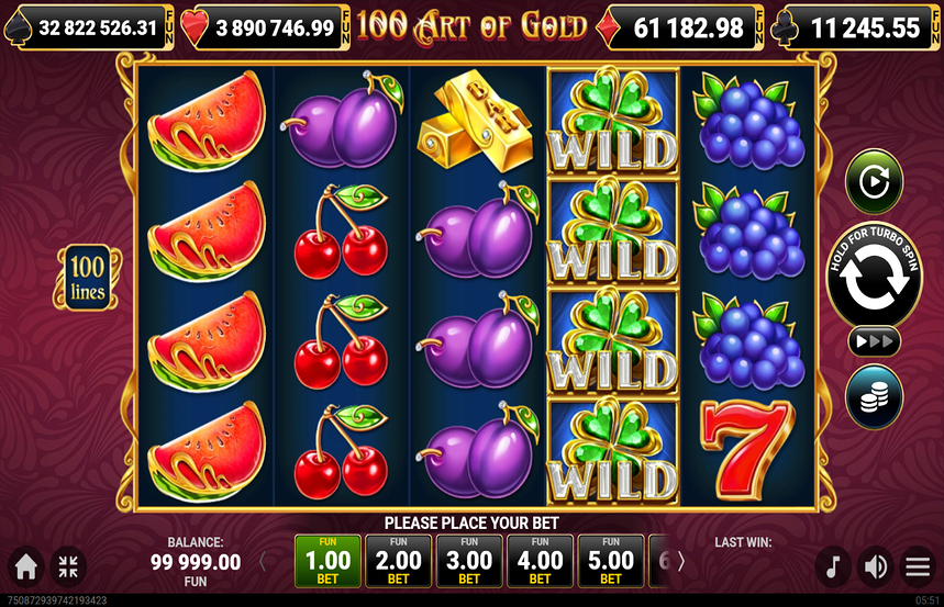 100 Art of Gold