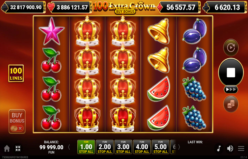 100 Extra Crown Buy Bonus