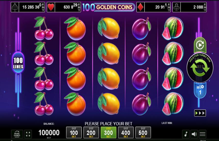 100 Golden Coins