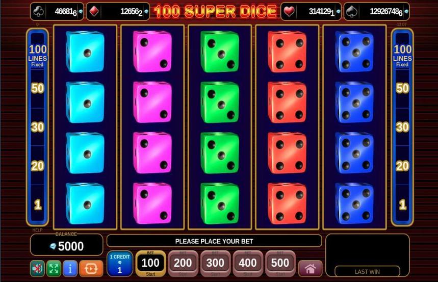 100 Super Dice