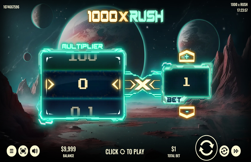 1000 x Rush