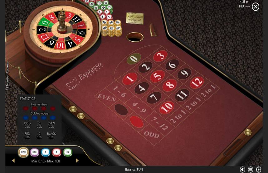 12 Number Roulette